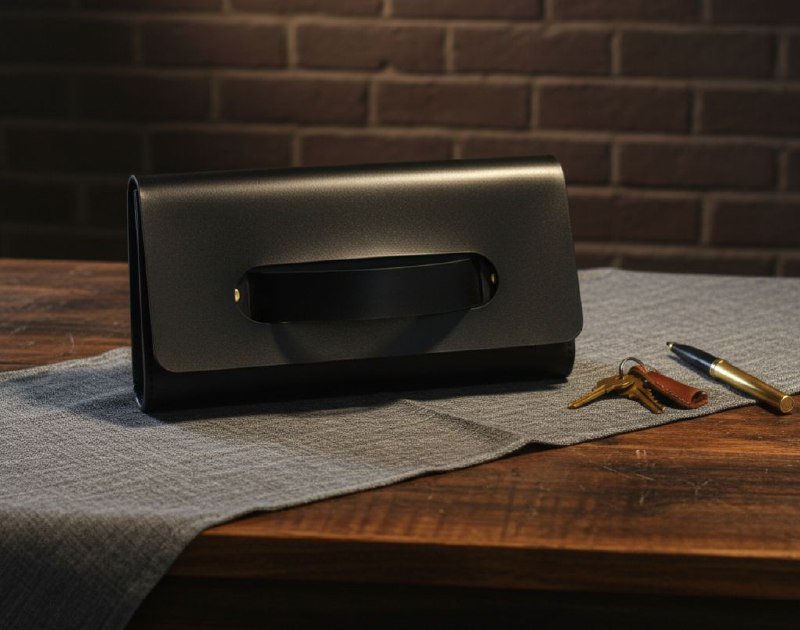 Клатч кожаный капри люкс ручная работа 2