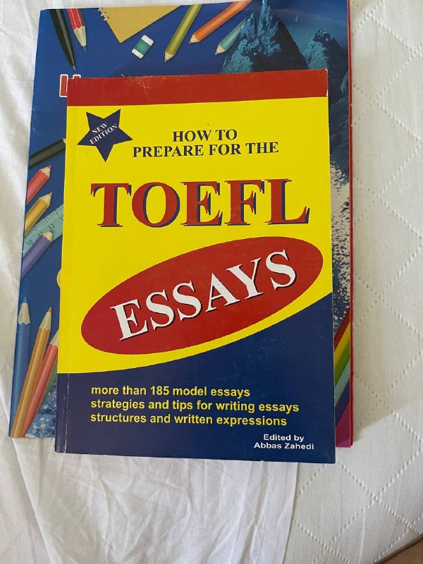 Цветная бумага, учебник TOEFL