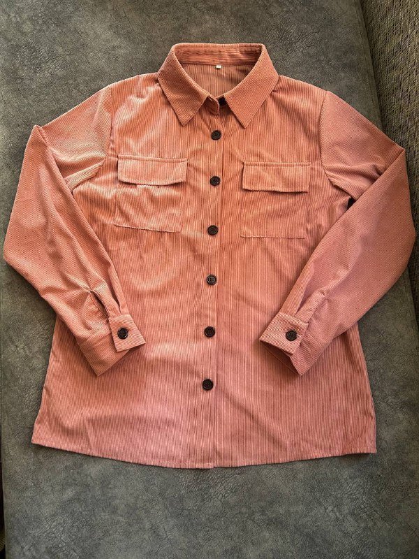 Женская рубашка из микровельвета размер S-M 3