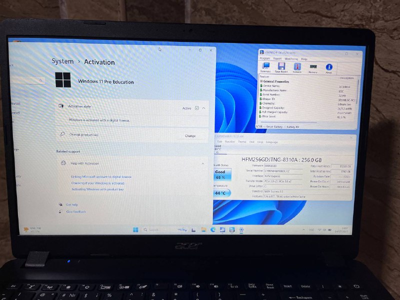 Ноутбук Acer Aspire 3 15.6” Ryzen 5 8GB 256GB SSD 3
