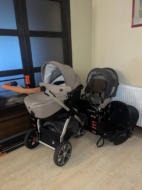 Коляска Gesslein 2 в 1 и автолюлька Maxi Cosi