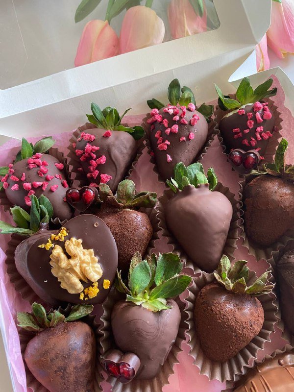 Клубника в бельгийском шоколаде Callebaut 8 шт 4