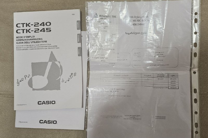 Синтезатор CASIO CTK-240 1