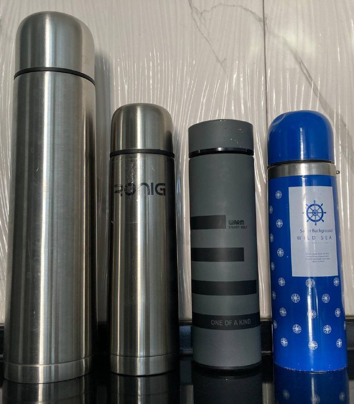 Термос 1л, Термос 0.5л (3 шт) в идеале