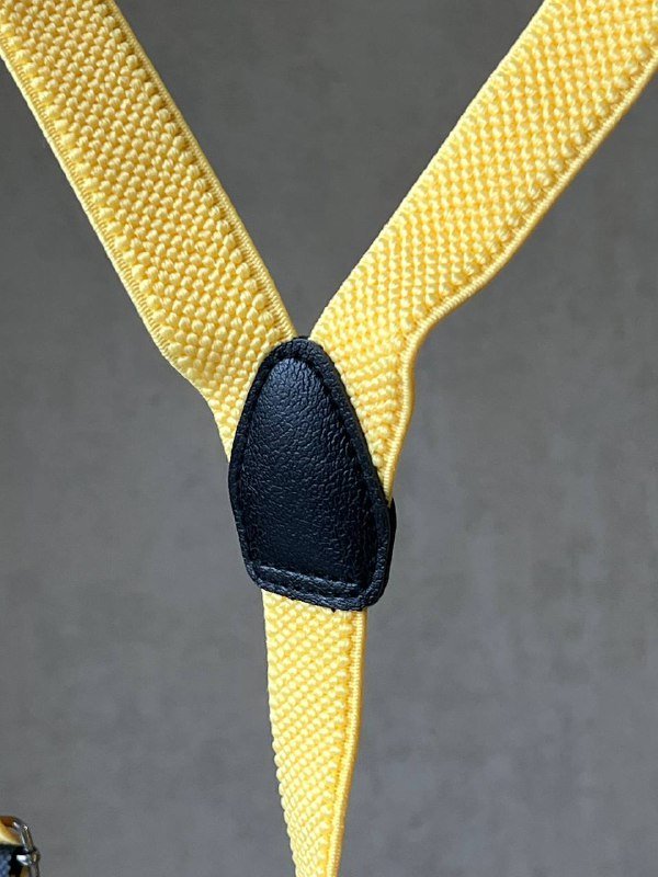 Подтяжки для брюк и юбок красные и жёлтые 5