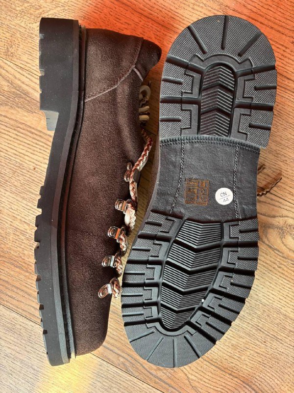 Мужские ботинки hiking boots темно-коричневые замша 44 размер