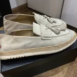Мужские замшевые лоферы-эспадрильи ZARA с кисточками 2