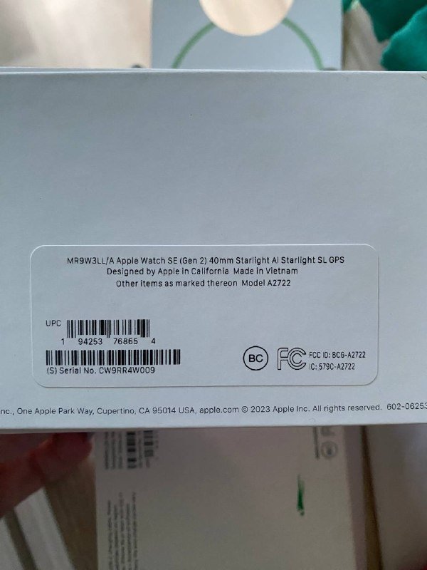 Apple Watch SE Gen 2 40mm Starlight 2