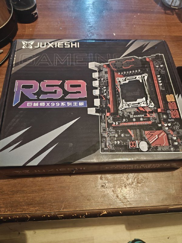 JUXIESHI X99 RS9 и XEON E5-2680V4 процессор 6