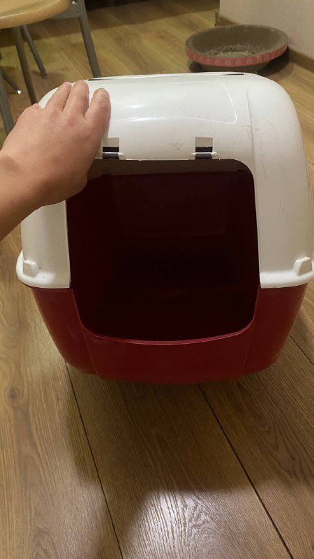 Крытый кошачий лоток 2