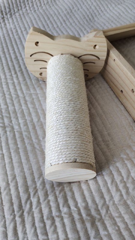 Настенный комплект когтеточка и лестница для кошек 3