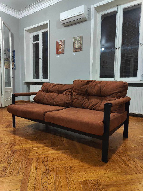 Диван, кресло, 2 стола