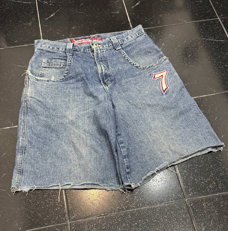 Джинсовые шорты JNCO Lucky 7 Dice 7