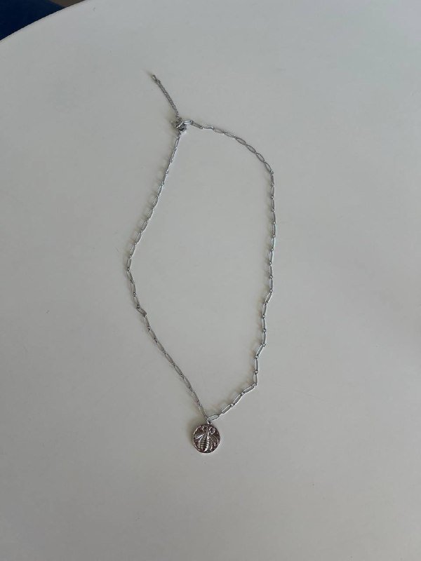 Цепь с медальоном с изображением осы