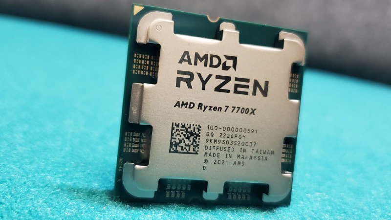 Процессор AMD Ryzen 7 7700X, ноунейм mid-tower корпус без кулеров