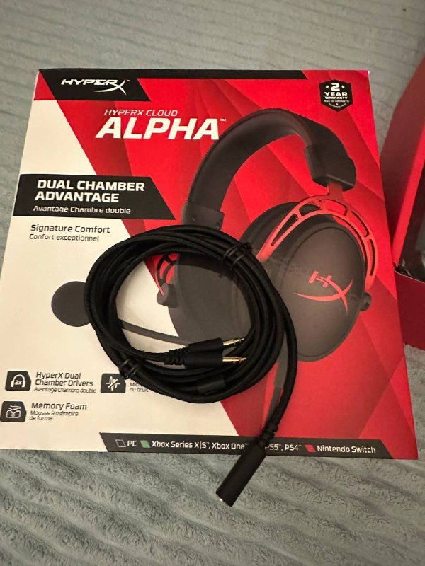 HyperX Cloud Alpha наушники с микрофоном 6
