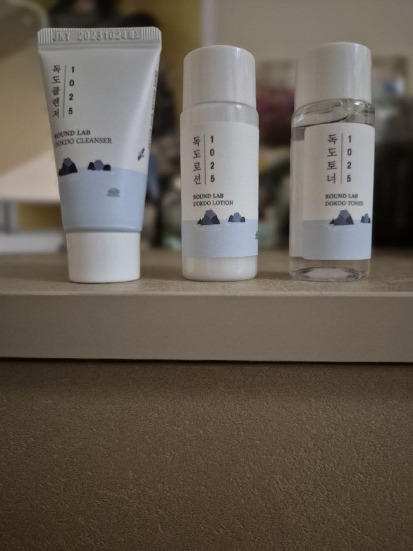ROUND LAB 1025 Dokdo Cleanser, Lotion, Toner набор для ухода за кожей 1