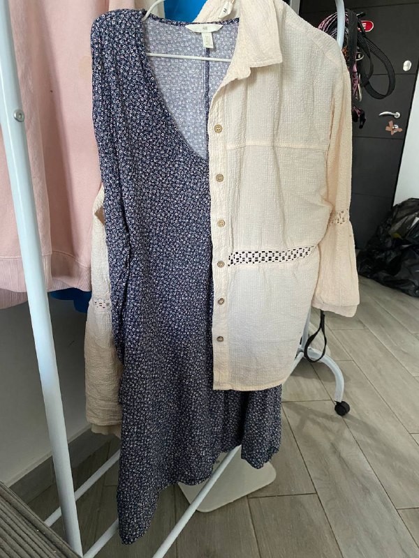 Платье H&M, рубашка befree 2