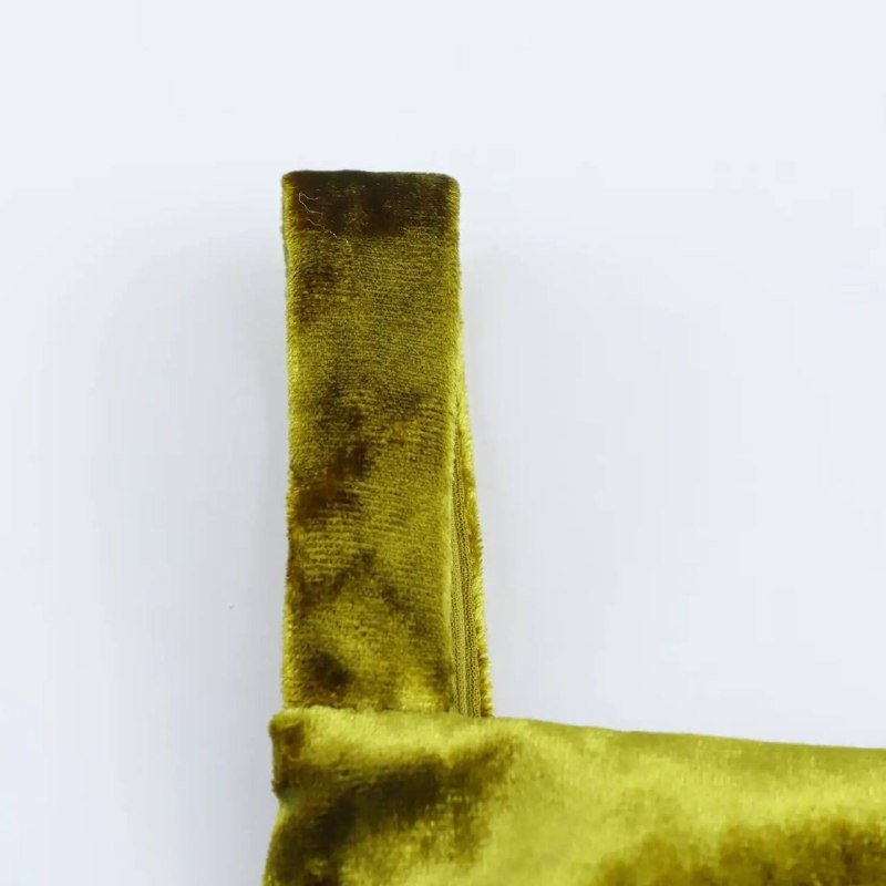 Бархатный женский топ размер L 5