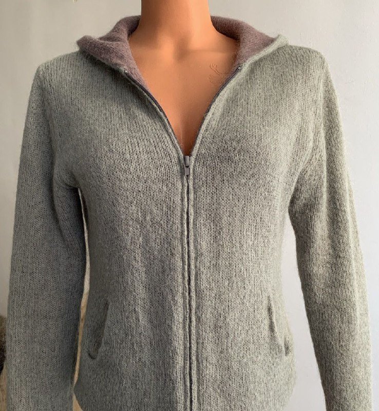 Двухсторонний кардиган с капюшоном BENSIMON размер S 2