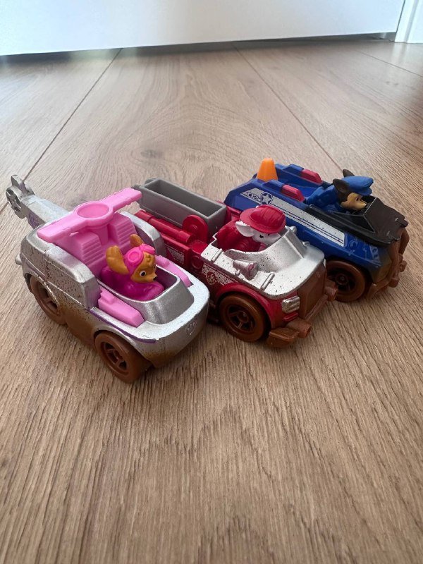 Машинки Щенячий патруль Mattel металлические