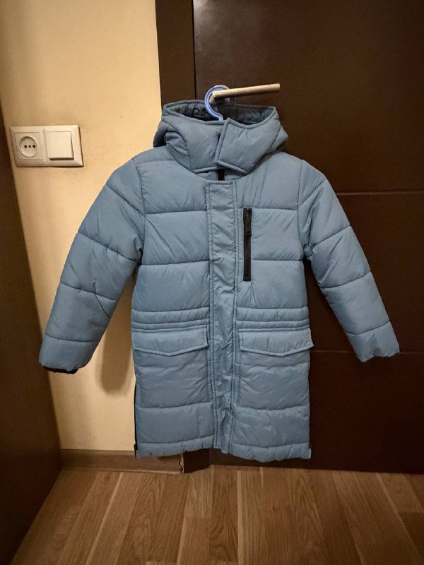 Куртка голубая, Куртка серая Зара детские