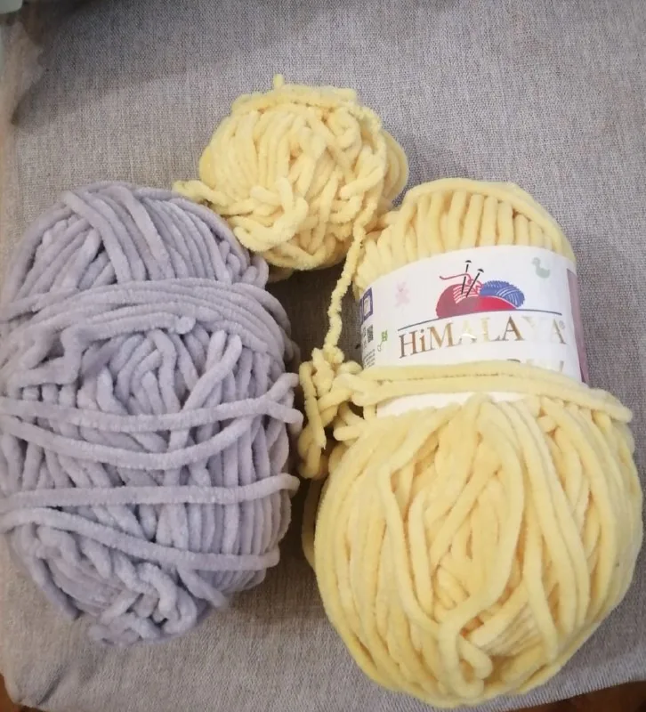 Нитки для вязания, вязаная игрушка Дракоша 1