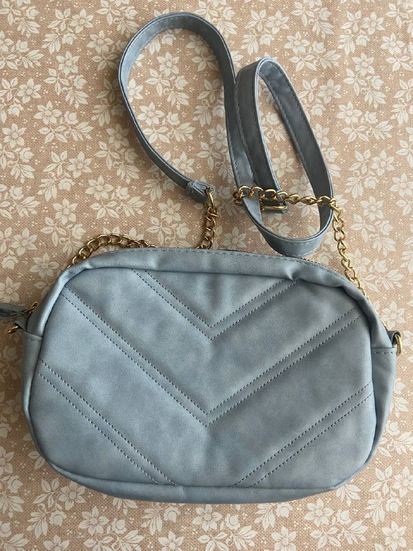 Три женские сумки бежевая и голубая 2