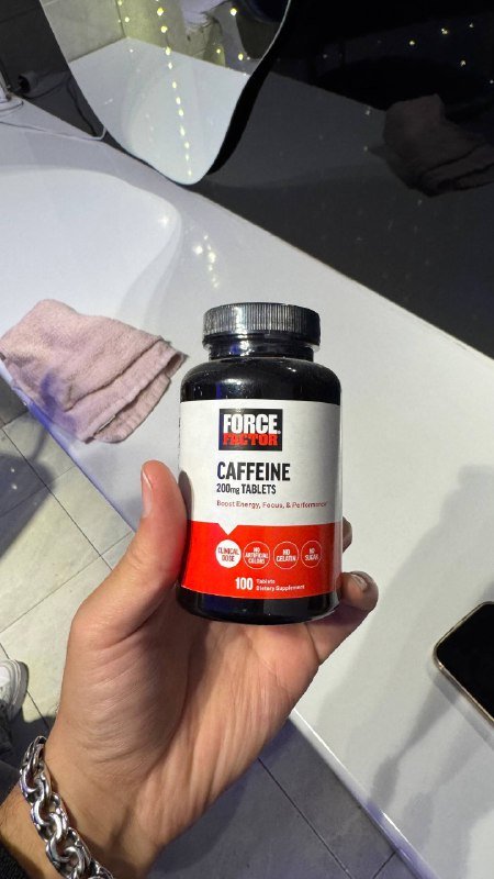 Caffeine 200mg tablets 100 count