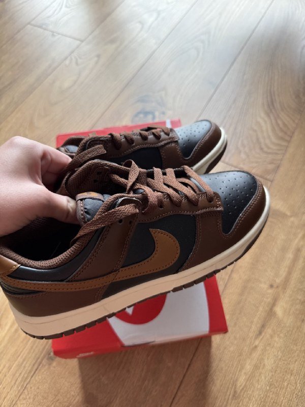 Nike Dunk Low Retro коричневые кроссовки