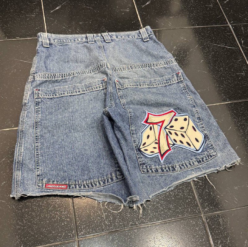 Джинсовые шорты JNCO Lucky 7 Dice 3