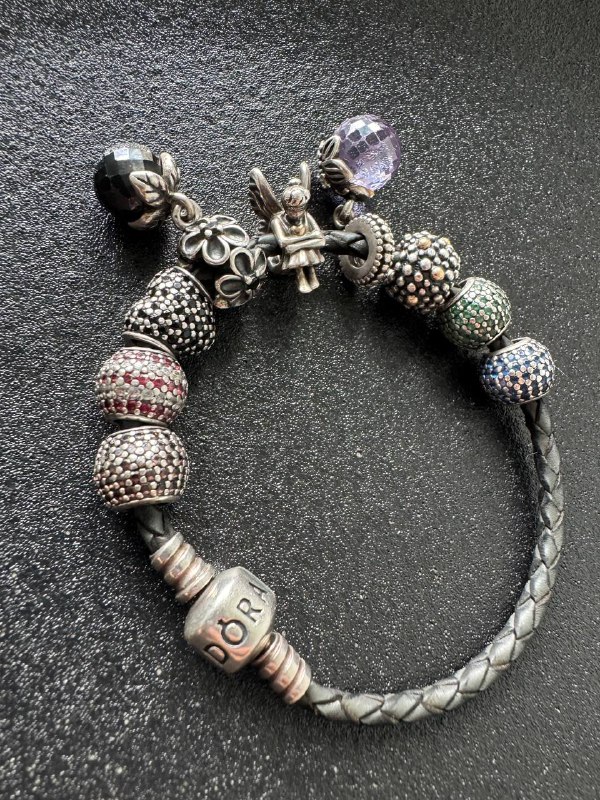 Часы Tissot, браслеты Pandora, серебряные украшения наборы и гвоздики 3