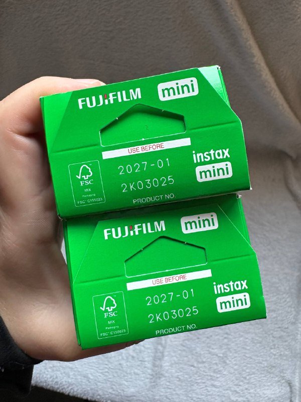 Картриджи для Instax Mini классические белые по 20 в упаковке 2