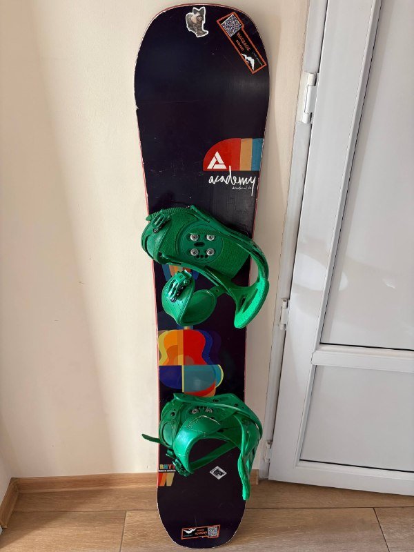 Сноуборд, крепления Burton, ботинки Head