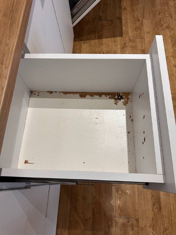 Кухня белая матовая MDF с вытяжкой 6