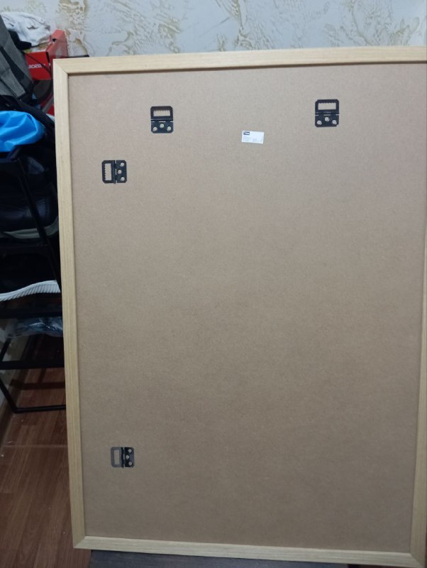 Деревянная рамка с пластиковым покрытием 53х73 см 2