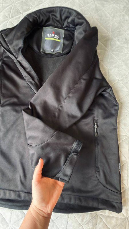 Мужская легкая куртка с флисом, размер М 3