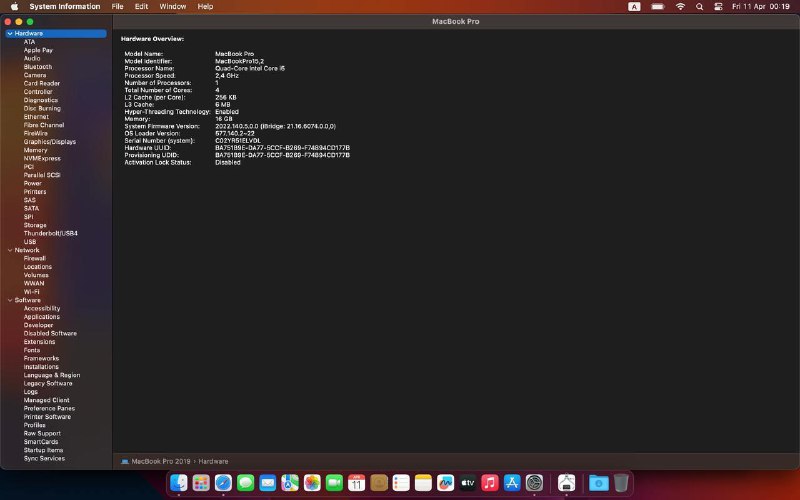MacBook Pro A1989, 13-inch, 2019, Space Gray 7