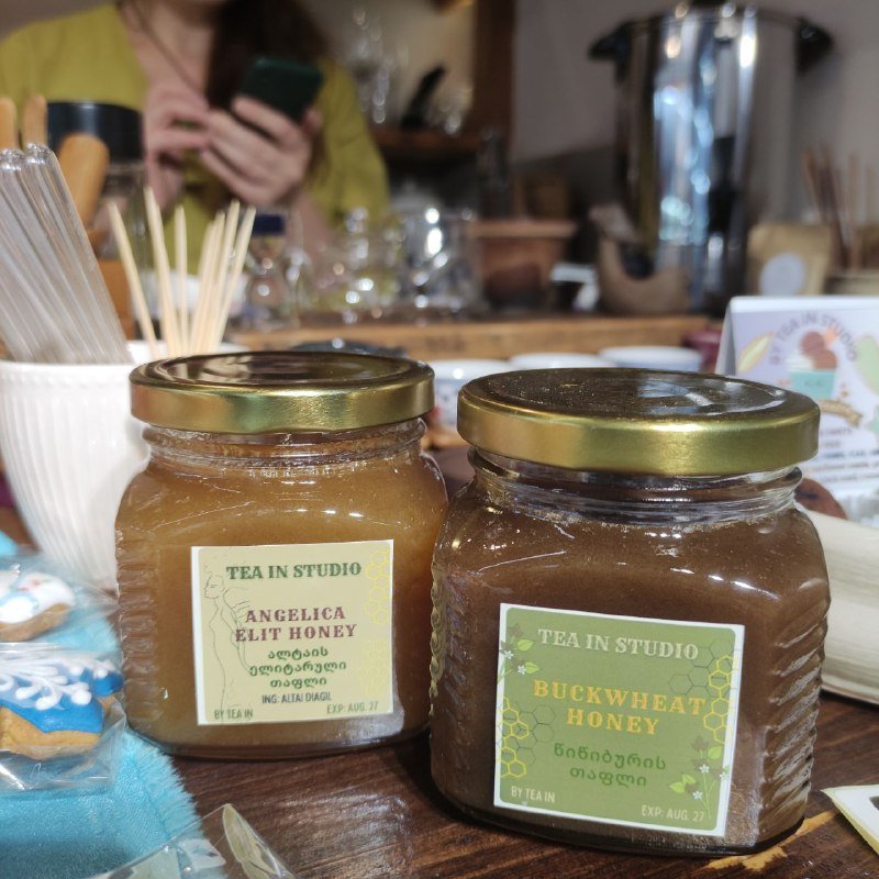 Гречишный мёд 333гр, Дягилевый мёд 333гр 3