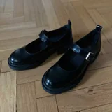 Чёрные ботинки Zara, коричневые ботинки 3