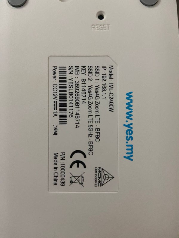 Zoom Router 4G LTE 3
