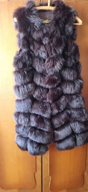 Полушубок натуральный Лама, размер S 2