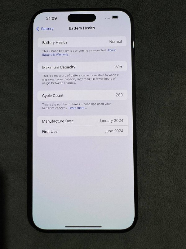 iPhone 15 pro max 256 gb 4