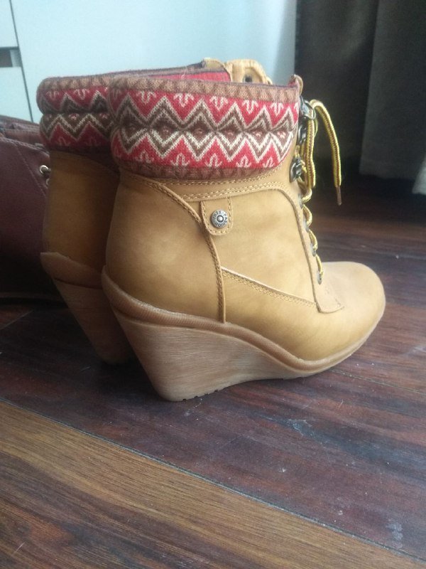 Ботильоны коричневые и рыжие женские 2