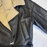 LIME L sheepskin coat 2