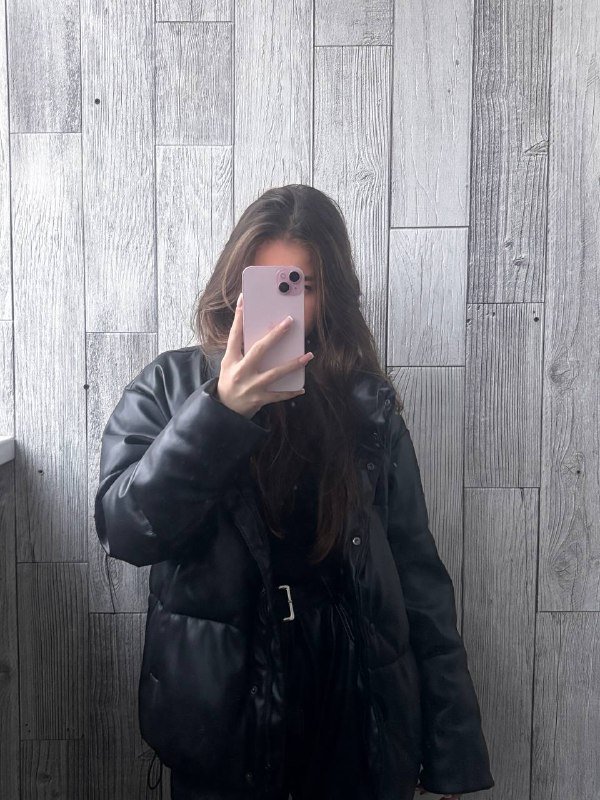 Женская куртка из искусственной кожи VILET, размер М