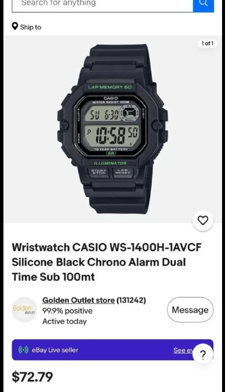 Casio часы 1