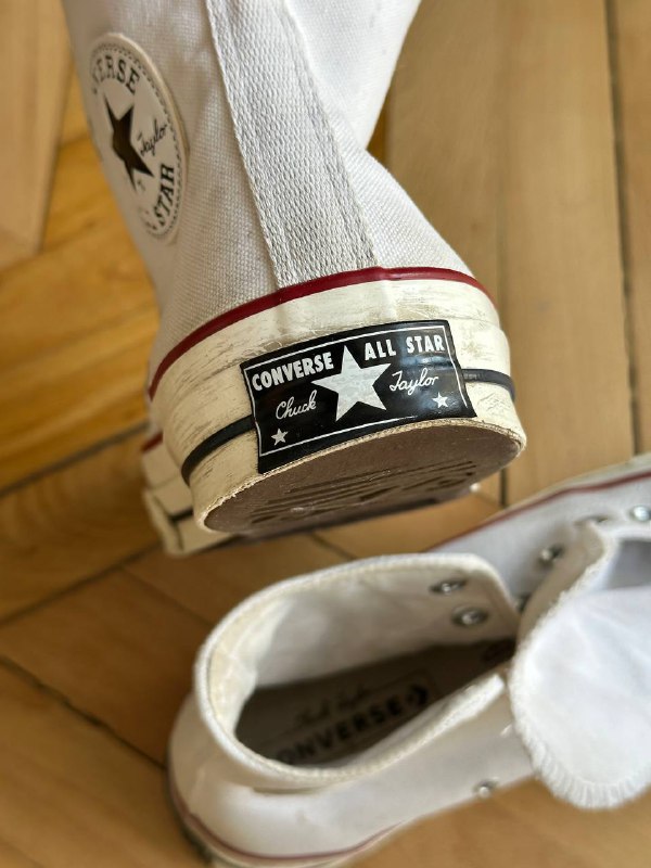 оригинальные белые кеды Converse, размер 40 8