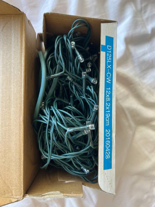 Гирлянда разноцветная 100 лампочек 2