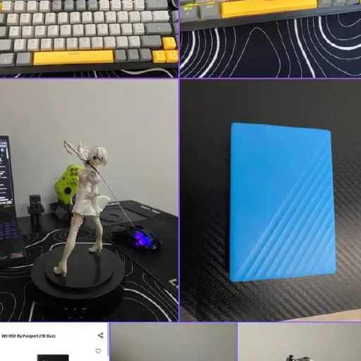 Клавиатура AJAZZ AK690, внешний HDD WD My Passport 2TB, аниме фигурка, синтезатор 88 клавиш